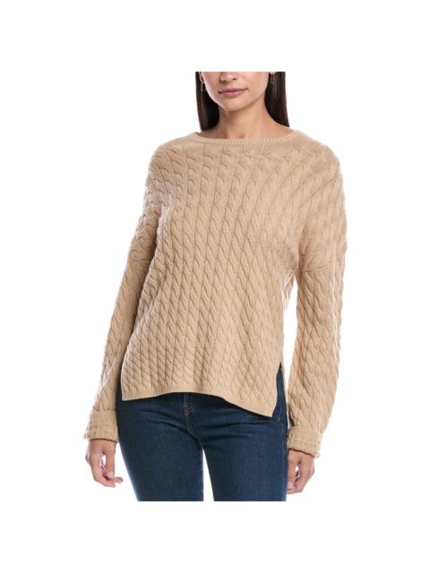Theory Theory Karina Cable Wool & Cashmere-Blend Sweater