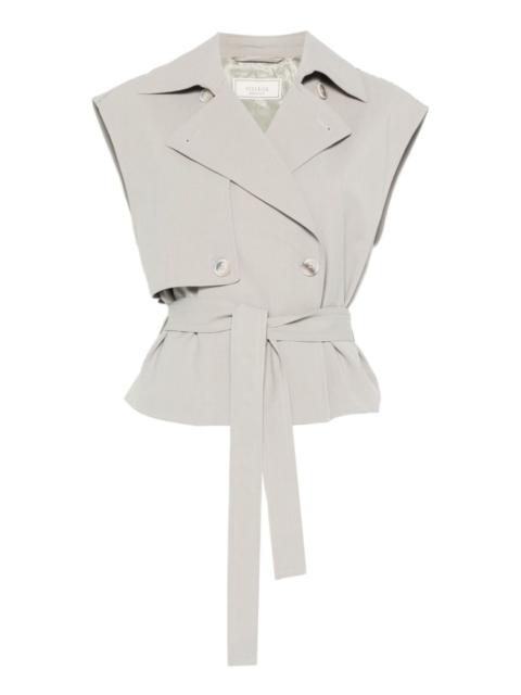 PESERICO sleeveless double-breasted jacket