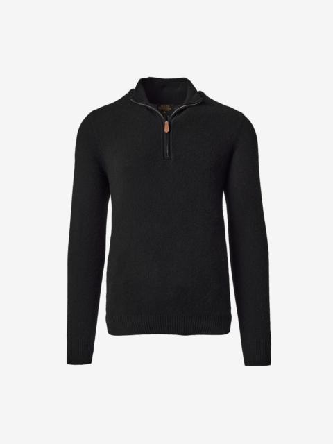 ALLEN EDMONDS Cashmere Quarter-zip Sweater