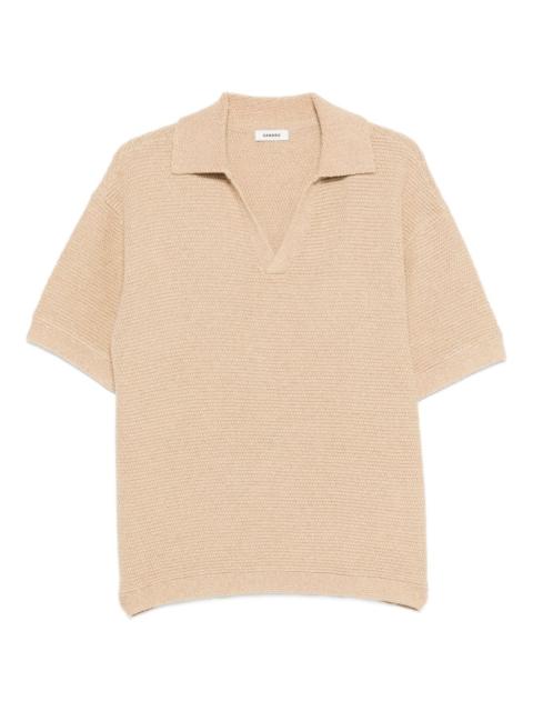 Sandro knitted polo shirt