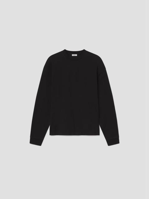 AGOLDE ASHA LONG SLEEVE MOCK NECK TEE IN BLACK
