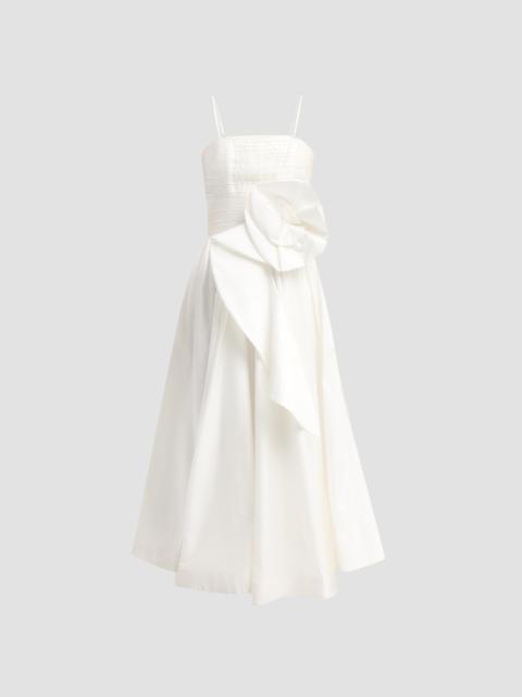 PatBO Women's Blossom Poplin Midi Dress - Off White