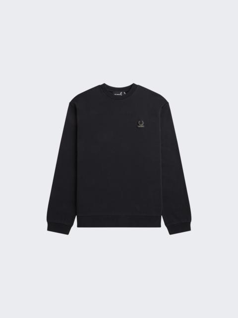 Fred Perry Embroidered Sweatshirt Black