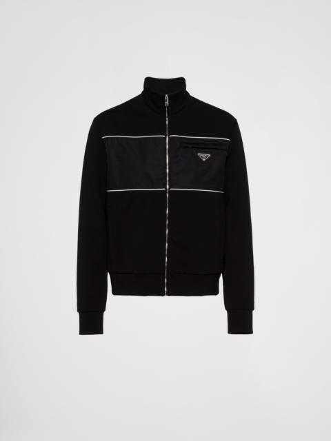 Prada Sweatshirt with Re-Nylon details