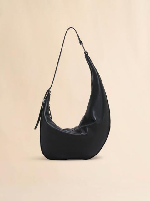 Marni BLACK LEATHER DOT SMALL HOBO BAG