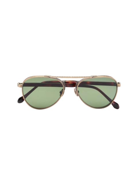 rounded tinted sunglasses