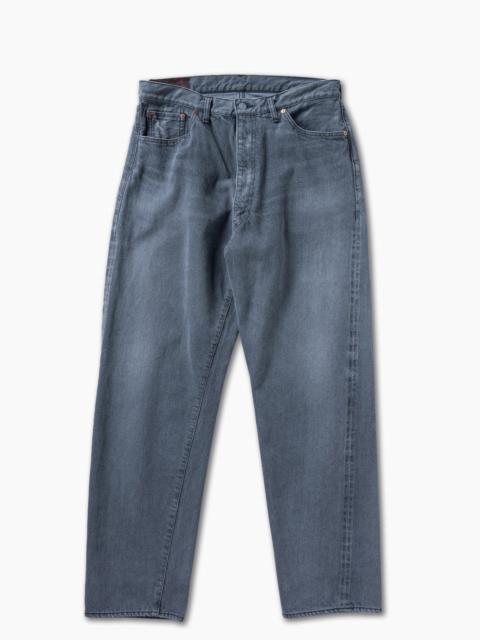 KAPTAIN SUNSHINE KAPTAIN SUNSHINE 5P ZIPPER FRONT DENIM PANTS BLACK VINTAGE WASH