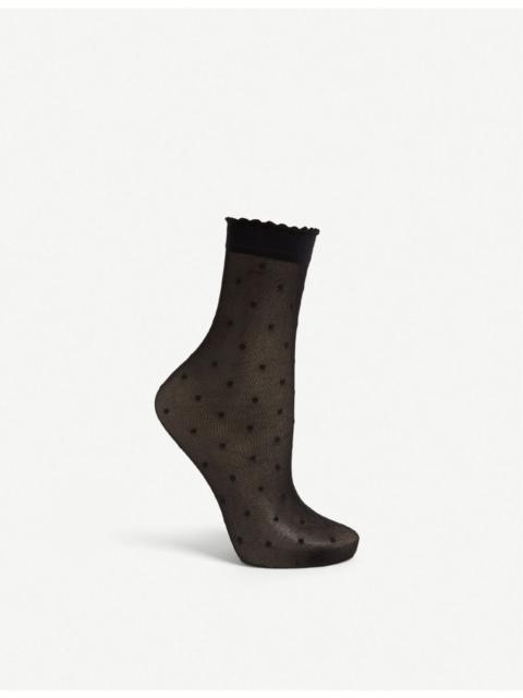 FALKE Polka dot knitted ankle socks