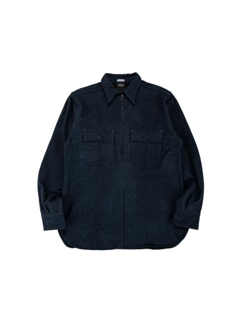 Warehouse & Co. Lot. JG-39 C.P.O. Half-Zip Shirt Navy