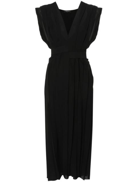 FABIANA FILIPPI pleated crepe maxi dress