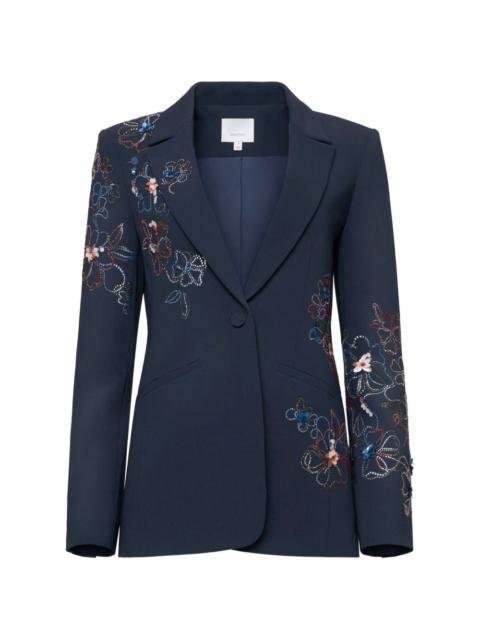 Cinq à Sept Karlie floral-detail blazer