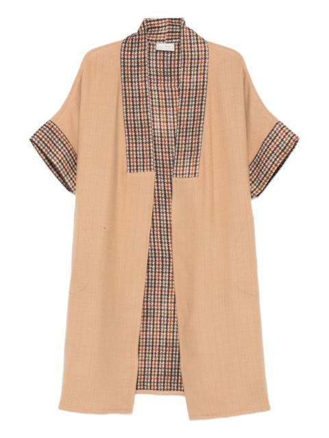 Pierre-Louis Mascia houndstooth-panel coat