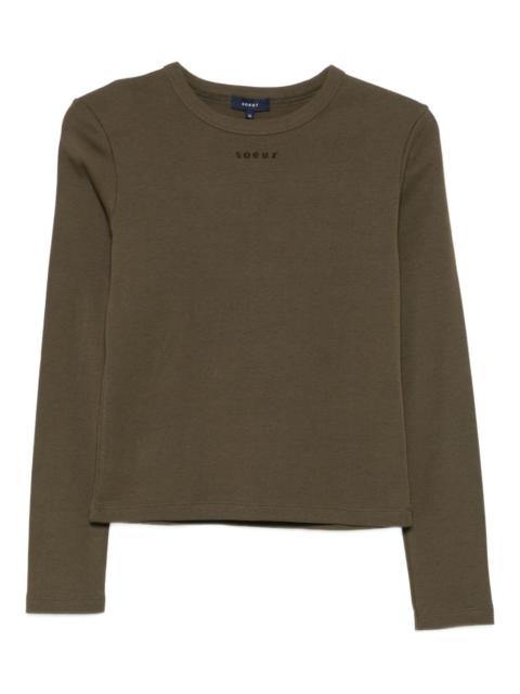 soeur embroidered-logo T-shirt