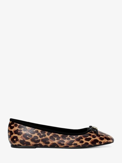 MICHAEL KORS Savannah Leopard Print Ballet Flat