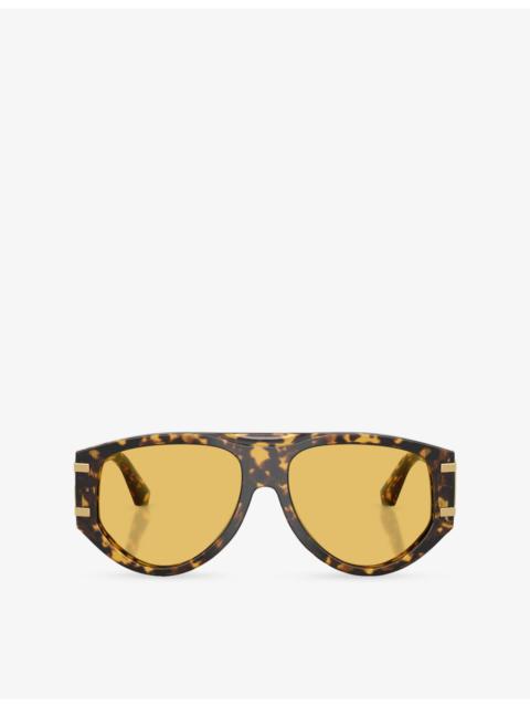 Dolce & Gabbana DG4499 Pilot-Frame Acetate Sunglasses