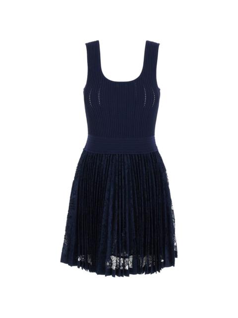 SIMKHAI Elis ribbed lace dress
