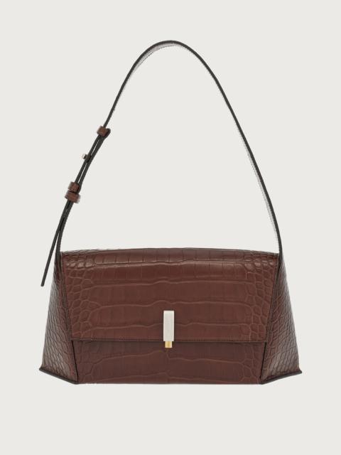 FERRAGAMO GEOMETRIC SHOULDER BAG