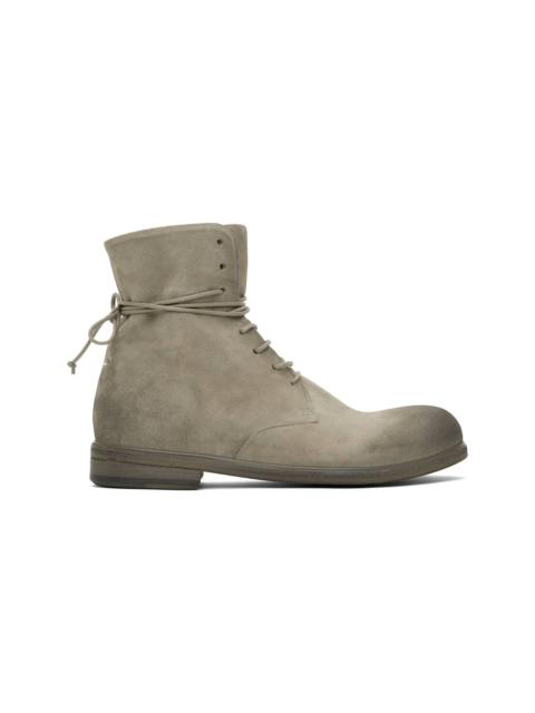 Marsèll SSENSE Exclusive Gray Zucca Media Ankle Boots
