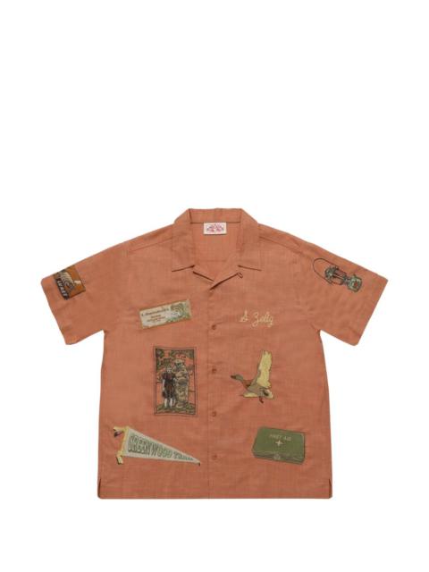 samuel zelig Trail Camp embroidered shirt