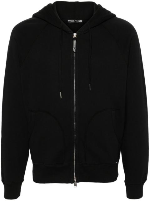 TOM FORD zip-up cotton hoodie