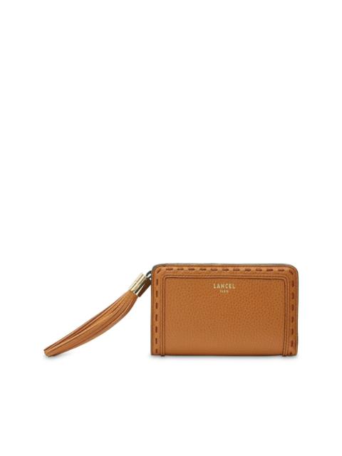 LANCEL zip-around leather wallet