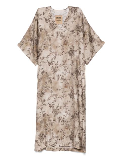 UMA WANG floral midi dress