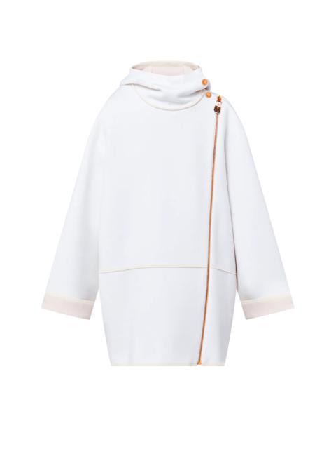 Louis Vuitton Monogram Accent Knit Coat