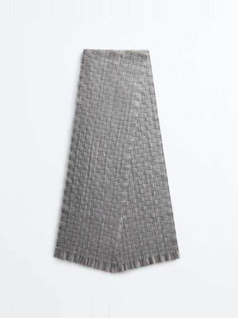 Bottega Veneta Cashmere Intrecciato Scarf