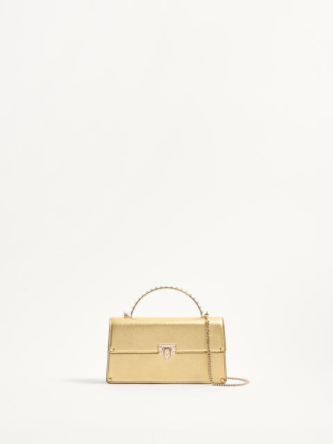 ROCKSTUD MINI LAMINATED CALFSKIN HANDBAG