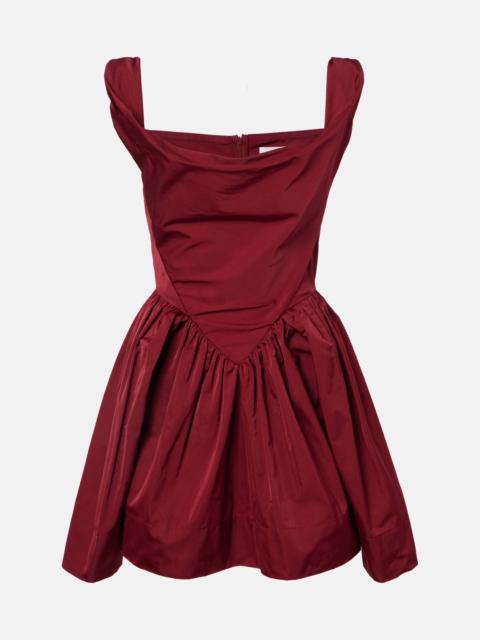 Vivienne Westwood Mini Sunday draped corset dress