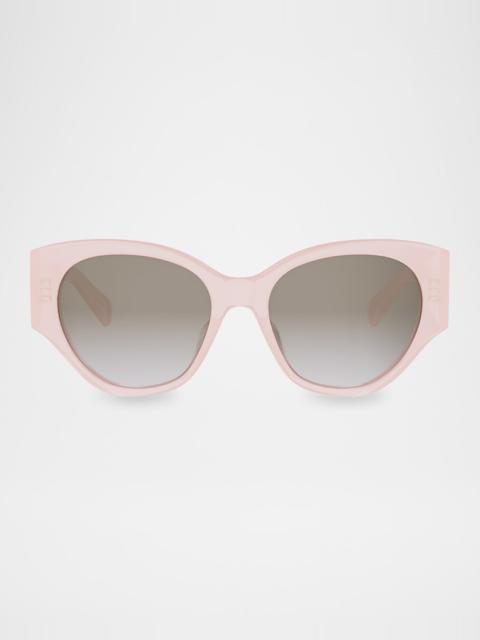 CELINE Maxi Triomphe Acetate Butterfly Sunglasses