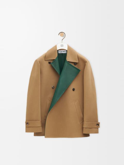 Loewe Coat in cotton and nappa calfskin
