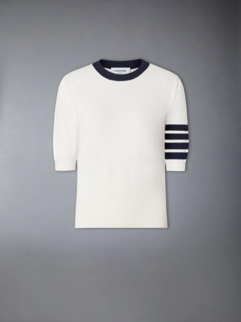 Thom Browne JERSEY HECTOR INTARSIA 4-BAR TEE