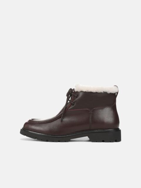 Vince Sierra Shearling-Lined Lug-Sole Boot