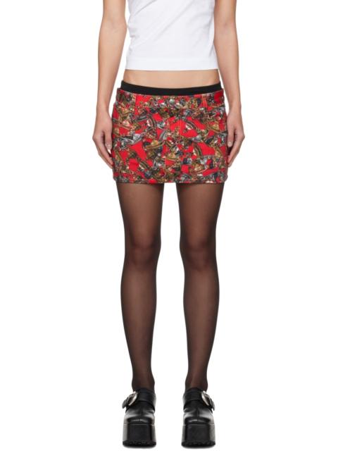 Vivienne Westwood Foam Crazy Orb-print skirt