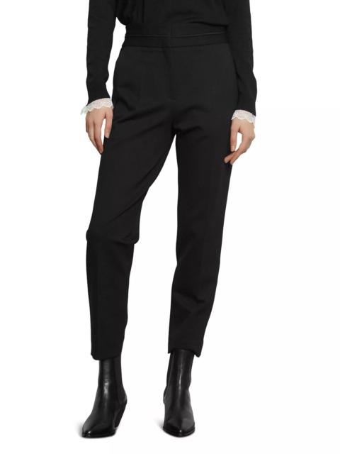 Sandro Nalla Tapered Ankle-Length Pants