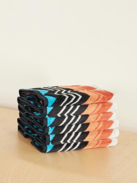 Missoni Giacomo Set Of Five Cotton-terry Towels