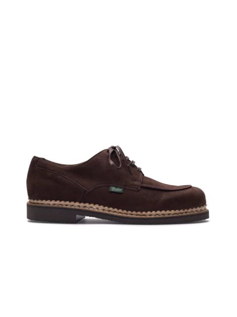 Paraboot Chambord Taurillon Nubuck Chocolate - Rubber Sole