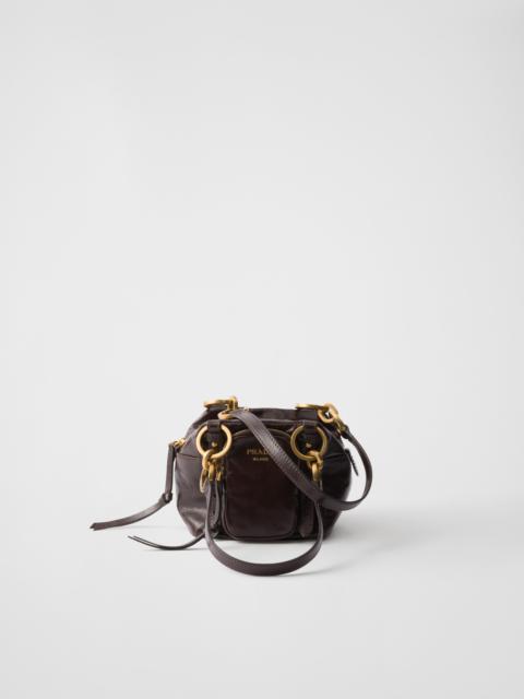 Prada Prada Dangle leather top-handle mini-bag