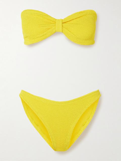 Hunza G Jean Original Crinkle Bandeau Bikini