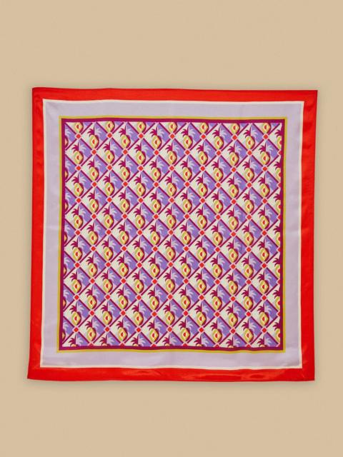 FARM RIO Multicolor Graphic Pineapple Scarf