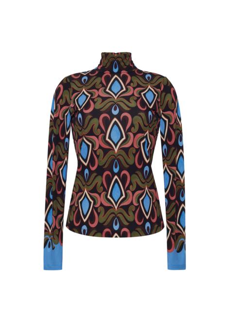 Cara Cara Piper Top
Our Best-Selling Turtleneck In A Geometric Print