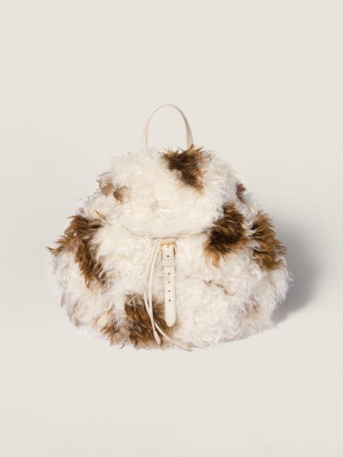 Mohair backpack