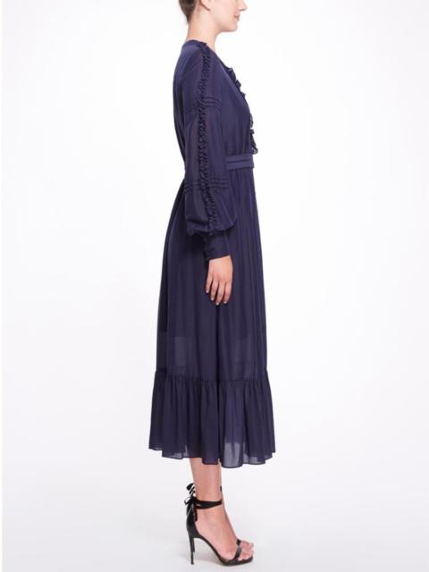 Marchesa VOILE DAY DRESS