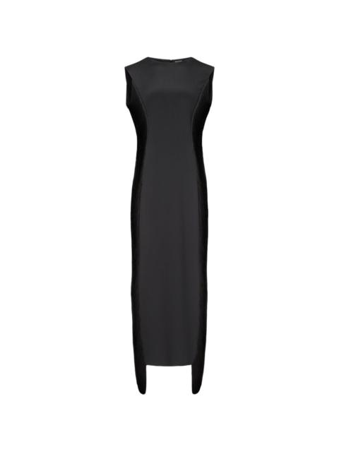 FFORME Bianca fringe-detail asymmetric dress