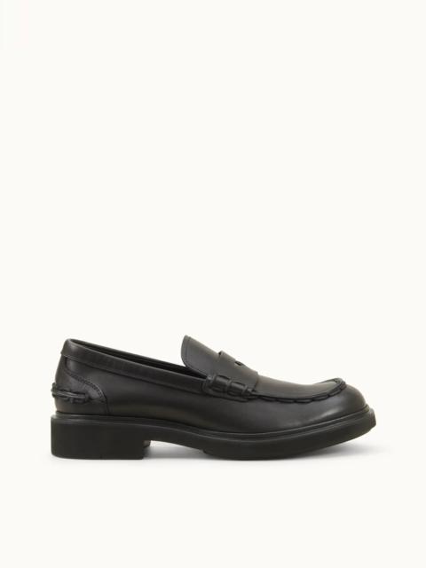 CLINT LOAFERS IN LEATHER - BLACK