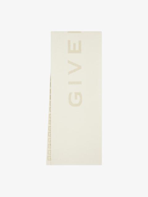 Givenchy GIVENCHY 4G DOUBLE SIDED SCARF IN WOOL AND CASHMERE