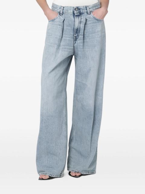 HAIKURE Haikure Whiskering-effect Jeans