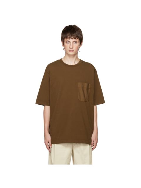 Lemaire Brown Boxy T-Shirt