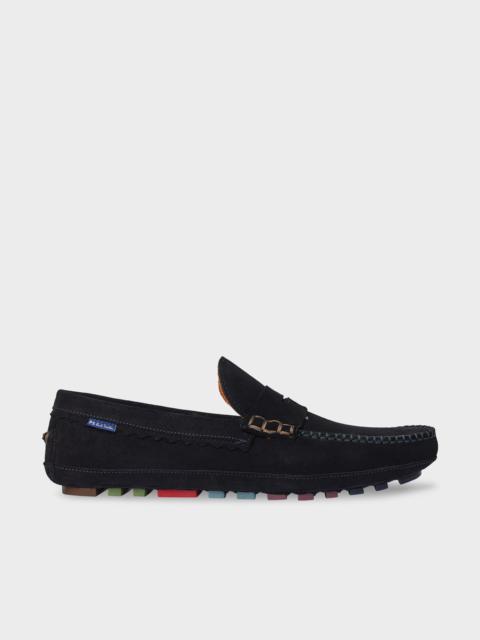 Paul Smith Dark Navy Suede 'Jenson' Loafers